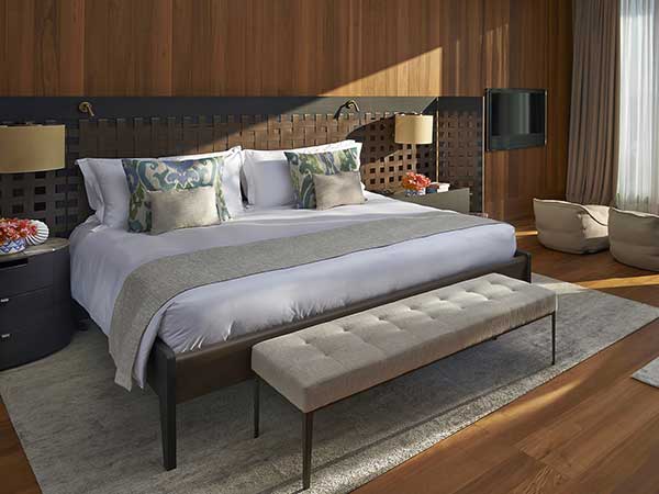 a custom designed bed from Harmony Furnishings