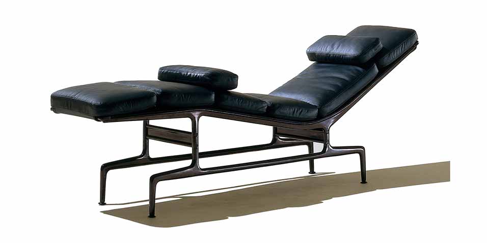 The Eames Chaise seen from a variety of angles