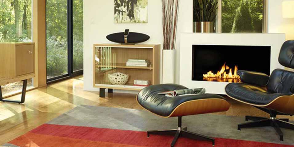 Eames lounger and Ottoman
